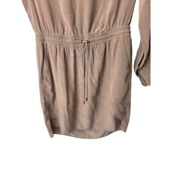 Vince Women's Cafe Ole Tunic Dress Size M, Pockets, Button Closure, Long Sleeves - Picture 4 of 12